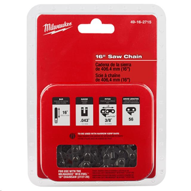 Rental store for CHAIN,CHAINSAW,16 ,MILWAUKEE in Marquette MI