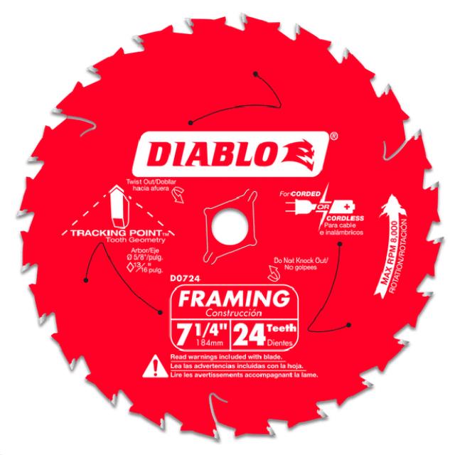 Rental store for BLADE,CIRC, 7-1 4 ,FRAMING,24T,TP in Marquette MI