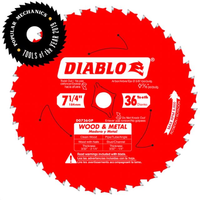Rental store for BLADE,CIRC, 7-1 4 ,WOOD METAL,36T in Marquette MI