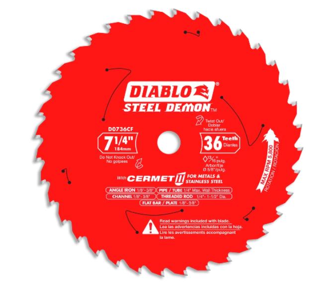 Rental store for BLADE,CIRC, 7-1 4 ,METAL,36T, SPEED DEMN in Marquette MI