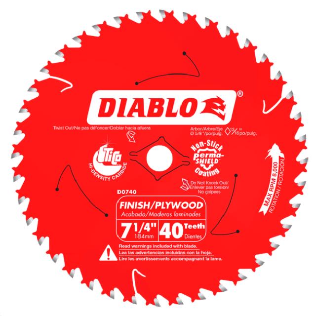 Rental store for BLADE,CIRC, 7-1 4 ,FINISH,40T, in Marquette MI