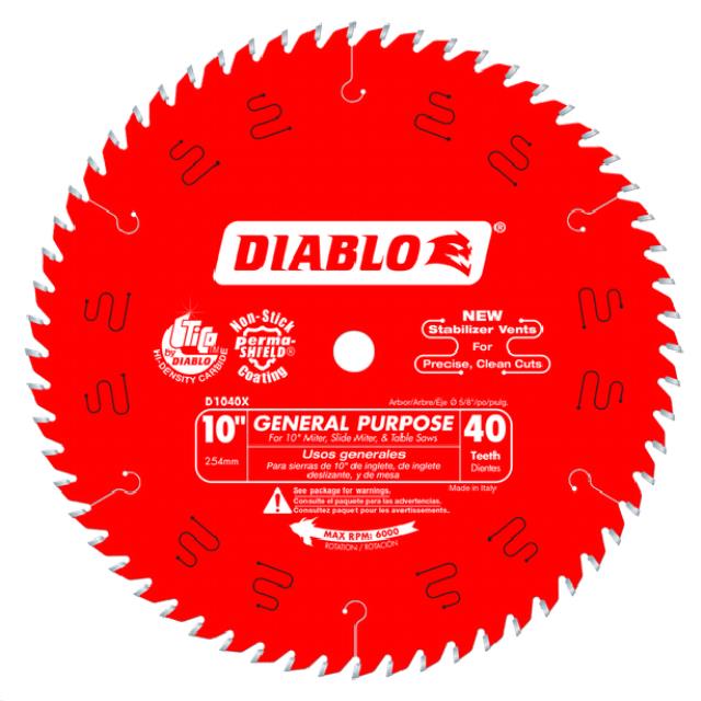 Rental store for BLADE,CIRC,10 , GEN PURPOSE, 40T in Marquette MI