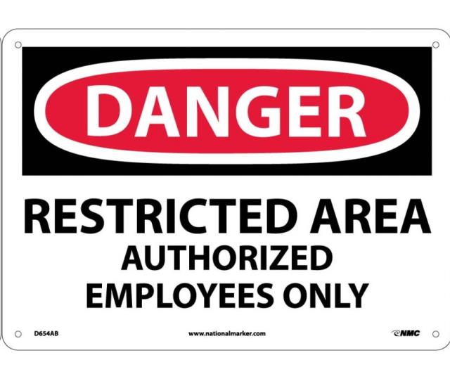 Rental store for SIGN,DANGER,REST.AR.AUTH.EMPL. in Marquette MI