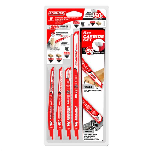 Rental store for BLADE,RECIP,CARB,6 ,9 ,STEEL DEMO,5PK in Marquette MI