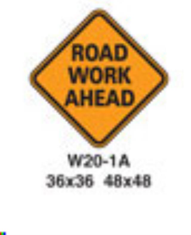 Rental store for SIGN,ROLL UP,48 RD WORK AHEAD in Marquette MI