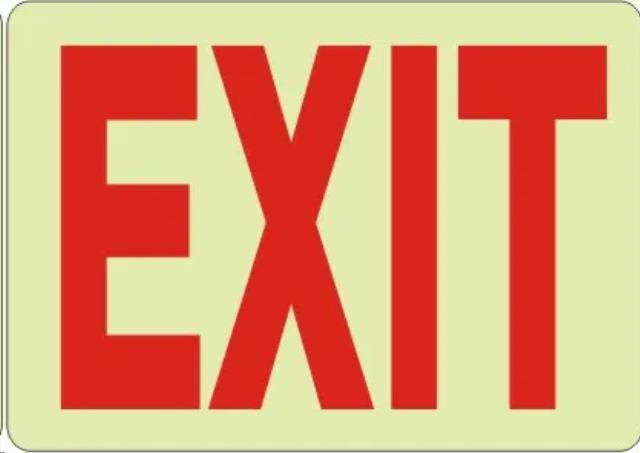 Rental store for SIGN,EXIT,7 X10 ,GLO BRITE in Marquette MI