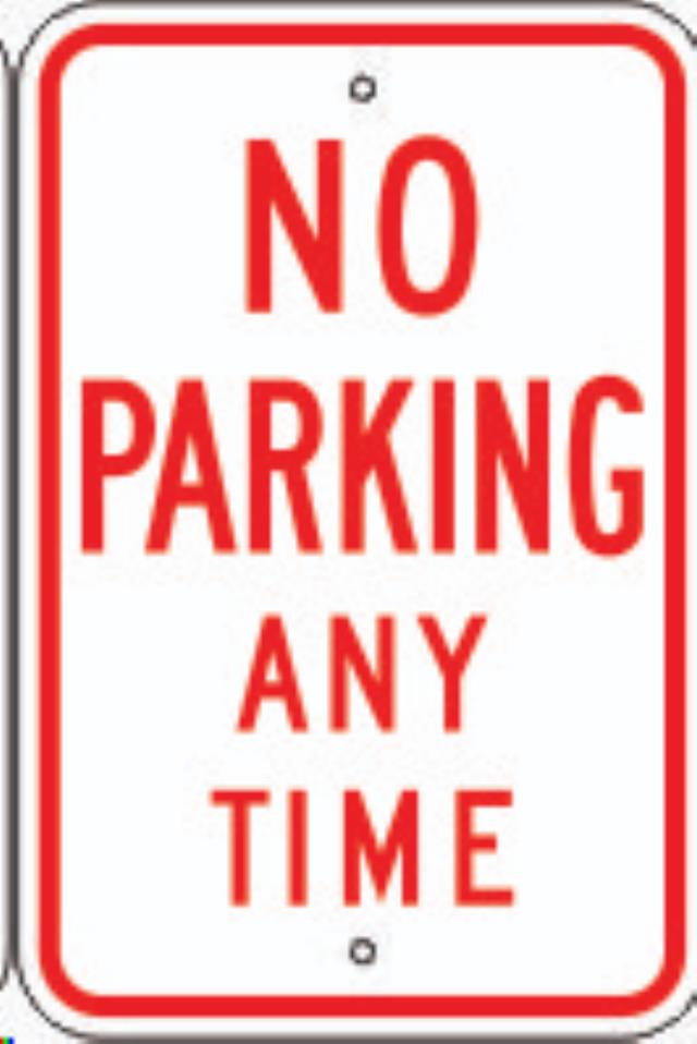 Rental store for SIGN,NO PARKING ANYTIME,12X18 in Marquette MI