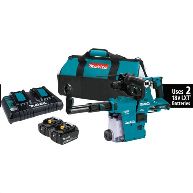 Rental store for 36V  18V X2  LXT® Brushless 1‑1 8  SDS‑PLUS AVT® Rotary Hammer Kit, w  HEPA Dust Extractor, AFT®, AW in Marquette MI