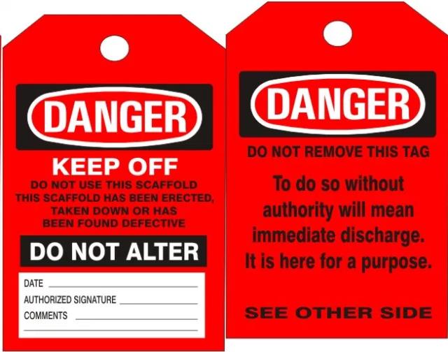 Rental store for TAG,SCAFFOLD,DANGER,INSPC,25PK in Marquette MI