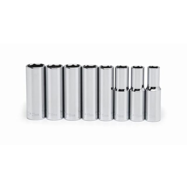 Rental store for 8 Pc. 1 2  Drive 6 Point Deep Metric Socket Set in Marquette MI