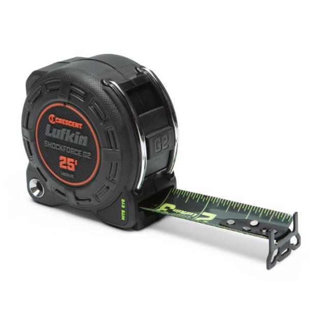 Rental store for 1-1 4  x 25  Shockforce Nite Eye™ G2 Tape Measure in Marquette MI