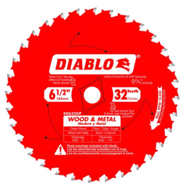 Rental store for BLADE,CIRC, 6-1 2 ,WOOD METAL,32T in Marquette MI