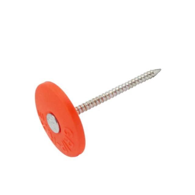 Rental store for 1-1 2  Plastic-Cap Roofing Nail, 1 in Marquette MI