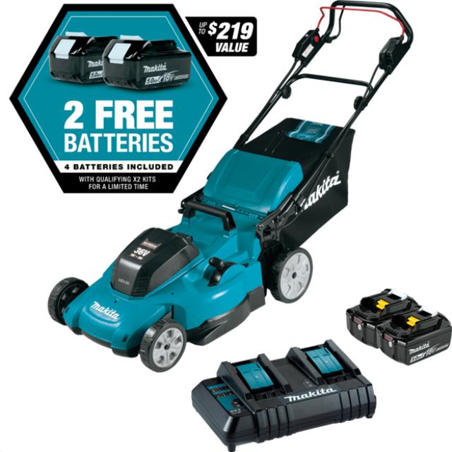 Rental store for 36V  18V X2  LXT® 21  Self‑Propelled Lawn Mower Kit with 4 Batteries  5.0Ah in Marquette MI
