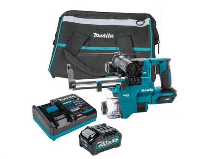 Rental store for Makita 40V Max XGT Cordless 13 16in SDS-PLUS AVT Rotary Hammer Kit with Dust Extractor in Marquette MI