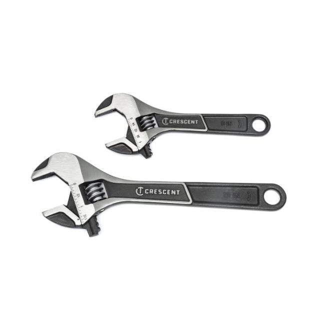 Rental store for 2 Piece Wide Jaw Adjustable Wrench Set 6    10 in Marquette MI