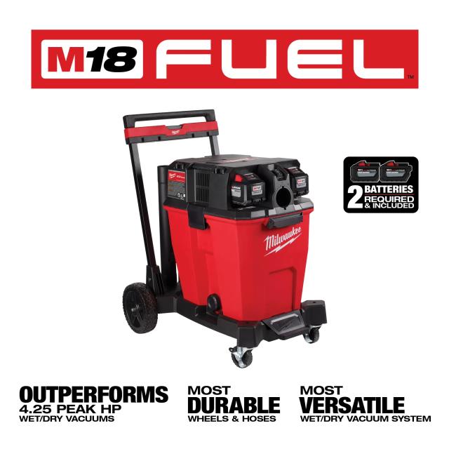 Rental store for M18 FUEL™ 912Gallon Dual-Battery Wet Dry Vacuum in Marquette MI
