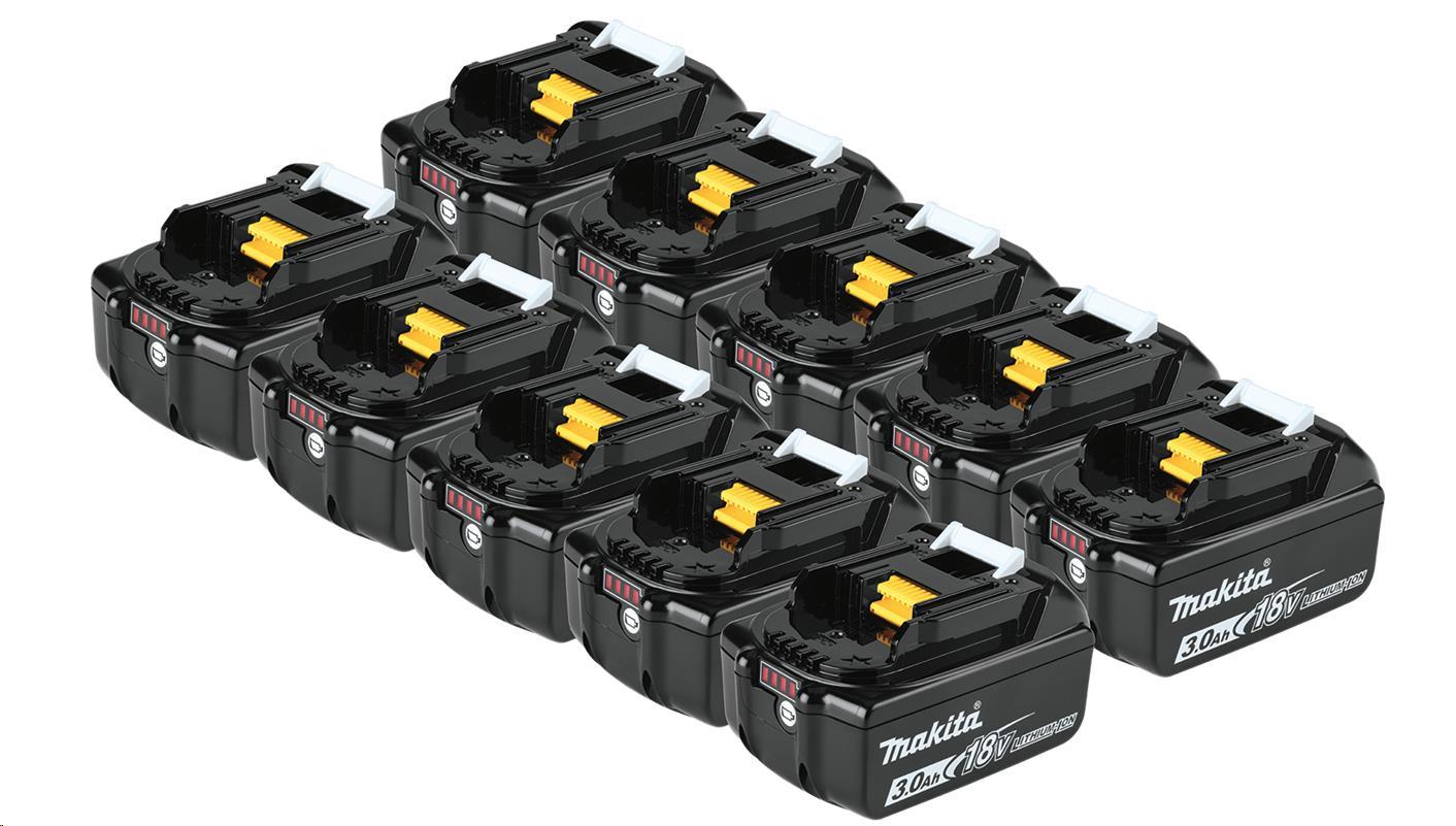 Rental store for Makita 18V BATTERY 3.0AH, 10 PK in Marquette MI