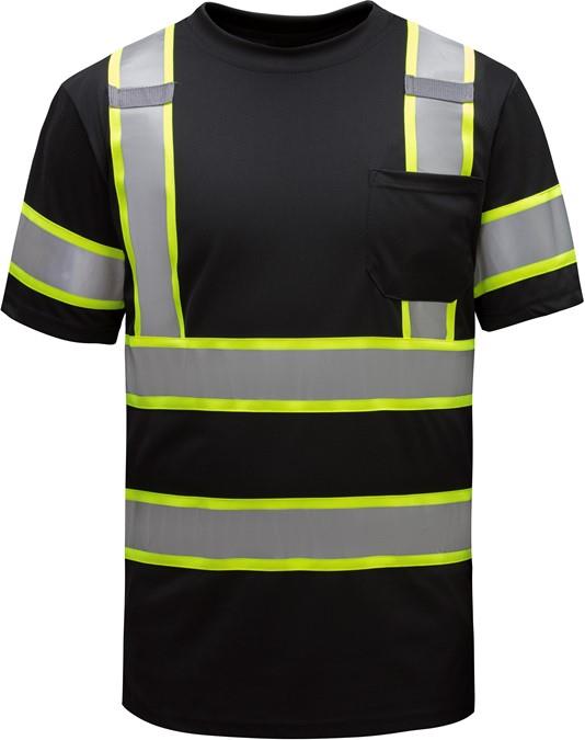 Rental store for SHIRT,HICONTRAST,BLACK,BIRDSEYE,S S,5XL in Marquette MI