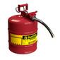 Rental store for 5 Gallon, 1  Metal Hose, Steel Safety Can for Diesel, Type II, AccuFlow™, Yellow in Marquette MI