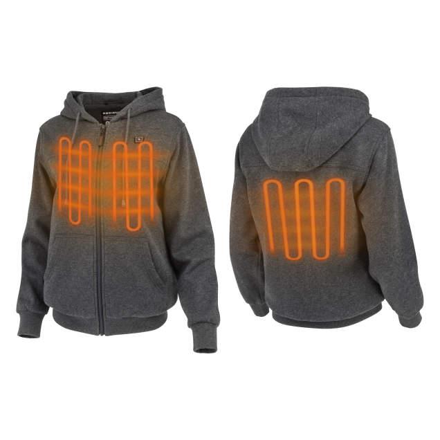 Rental store for WOMENS HEATED HOODIE HEATHER GRAY MD in Marquette MI