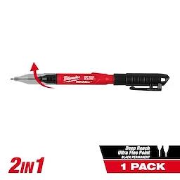 Rental store for INKZALL 2 IN 1 DEEP REACH ULTRA FINE POINT MARKER in Marquette MI