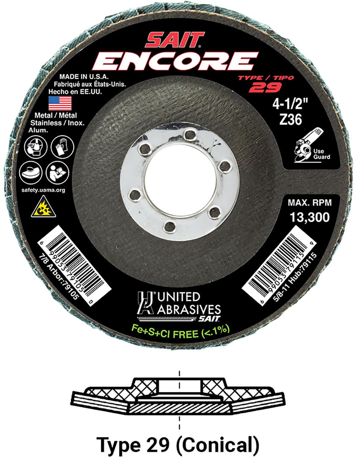 Rental store for 6  Flap Disc with 5 8  arbor, 40 grit in Marquette MI