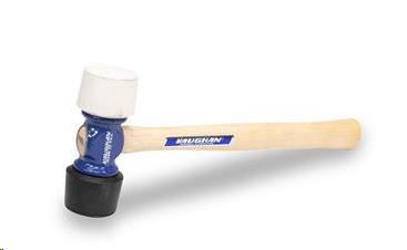 Rental store for Vaughan 24oz Dual Rubber Mallet, Black   White Tips in Marquette MI