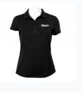 Rental store for BLACK MEDIUM WOMENS DRI-FIT POLO in Marquette MI
