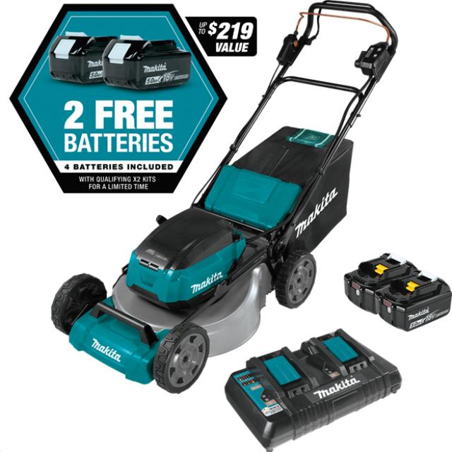 Rental store for 36V  18V X2  LXT® Brushless 21  Self‑Propelled Commercial Lawn Mower Kit with 4 Batteries  5.0Ah in Marquette MI